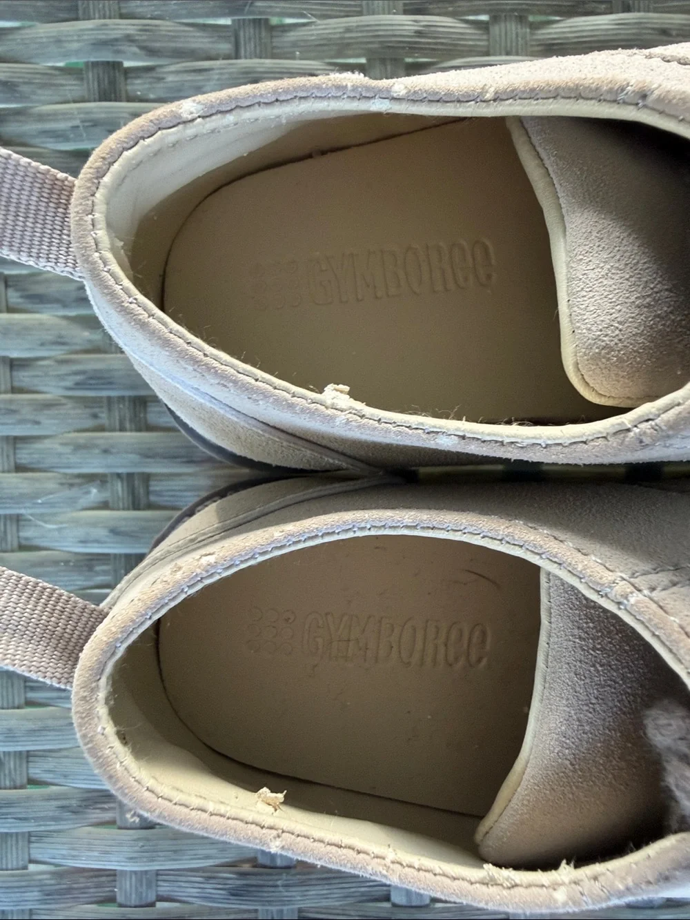 Gymboree Toddler Suede Oxford Dress Shoe Light Tan Soft Nubuck Finish Size 1